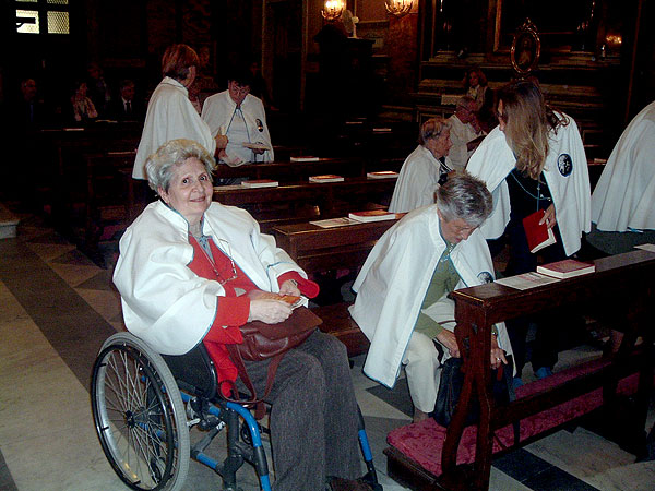 Maria Caterina nella chiesa di S.Giovanni Battista de' Genovesi