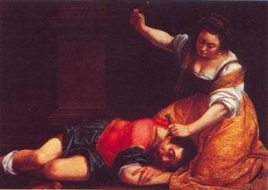 Artemisia Gentileschi - Giaele e Sisara
